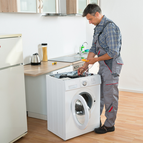 can you walk me through the steps of troubleshooting my washer issue in Long Beach MN